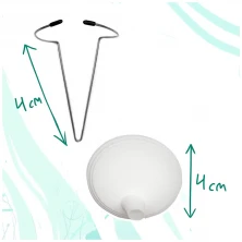 Подставка для куклы 15 см белая