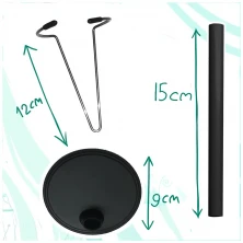 Подставка для куклы 35 см черная