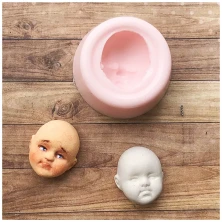 Молд для ватной игрушки, личико для куклы №1 Филиппок