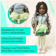 Подставка для куклы 35 см, дерево