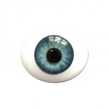 Глаза овальные (рыбки), 10мм голубые 10CC-01