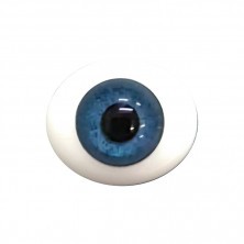 Глаза овальные (рыбки), 12мм ярко-синие 12MA-02