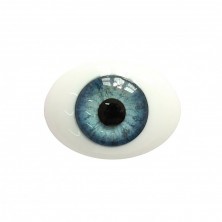 Глаза овальные (рыбки), 16мм голубые 16CC-01