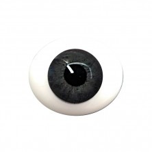 Глаза овальные (рыбки), 10мм темно-серые 10CC-06