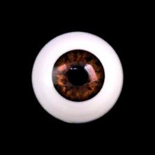 Глаза сферические, 8мм коричневые 8FC-10