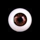 Глаза сферические, 18мм карие FC-10