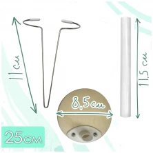 Подставка для куклы 25 см, дерево