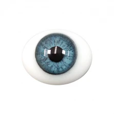 Глаза овальные (рыбки), 12мм синие 12CD-01