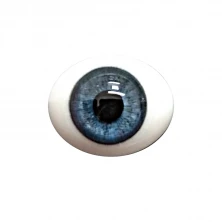 Глаза овальные (рыбки), 14мм синие 14CA-02