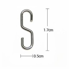 Комплект крючков для БЖД, 1,7см, 1/4 BJD, 2шт